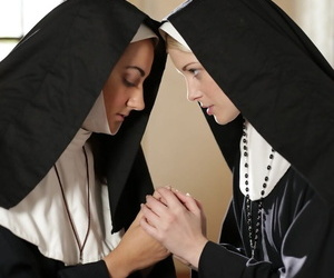 Young nun goes imported with..